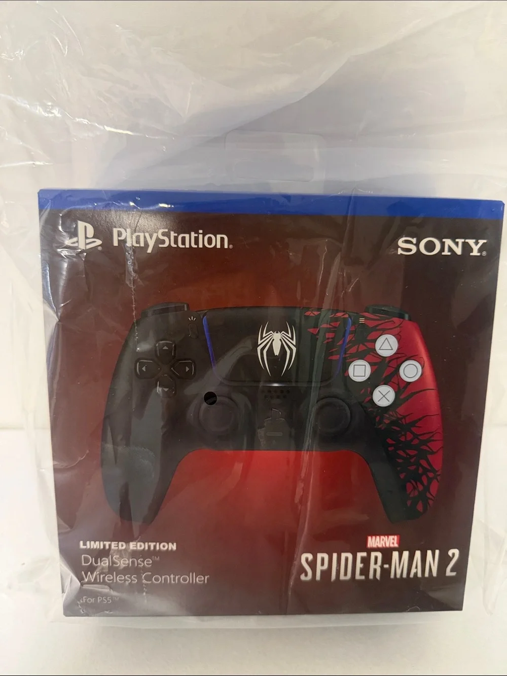Spider-Man 2 Limited Edition PlayStation 5 / PS5 Sony DualSense Controller (NEW)